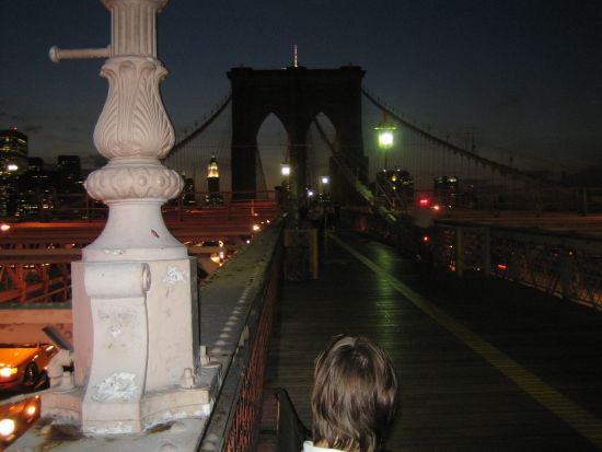 Brooklyn bridge - Eli se kuuluisa silta joka yhditää Manhattanin ja Broolynin